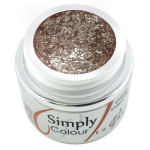 en Vogue Rose Gold Simply Specialty Glitter Gel 5ml