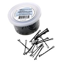 MINI-BOB BLACK BOBBY PINS (100) DANNYCO