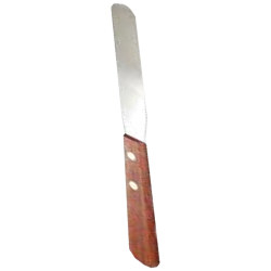 WAXING SPATULA METAL-WOOD HANDLE PROFESS
