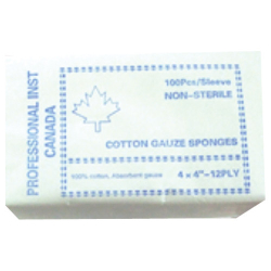 COTTON GAUZE 8PLY (100)PACK 4X4 PROFESSI