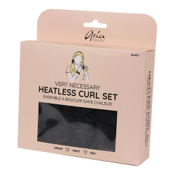 Aria Beauty Very Necessary Heatless Curl Set - Black